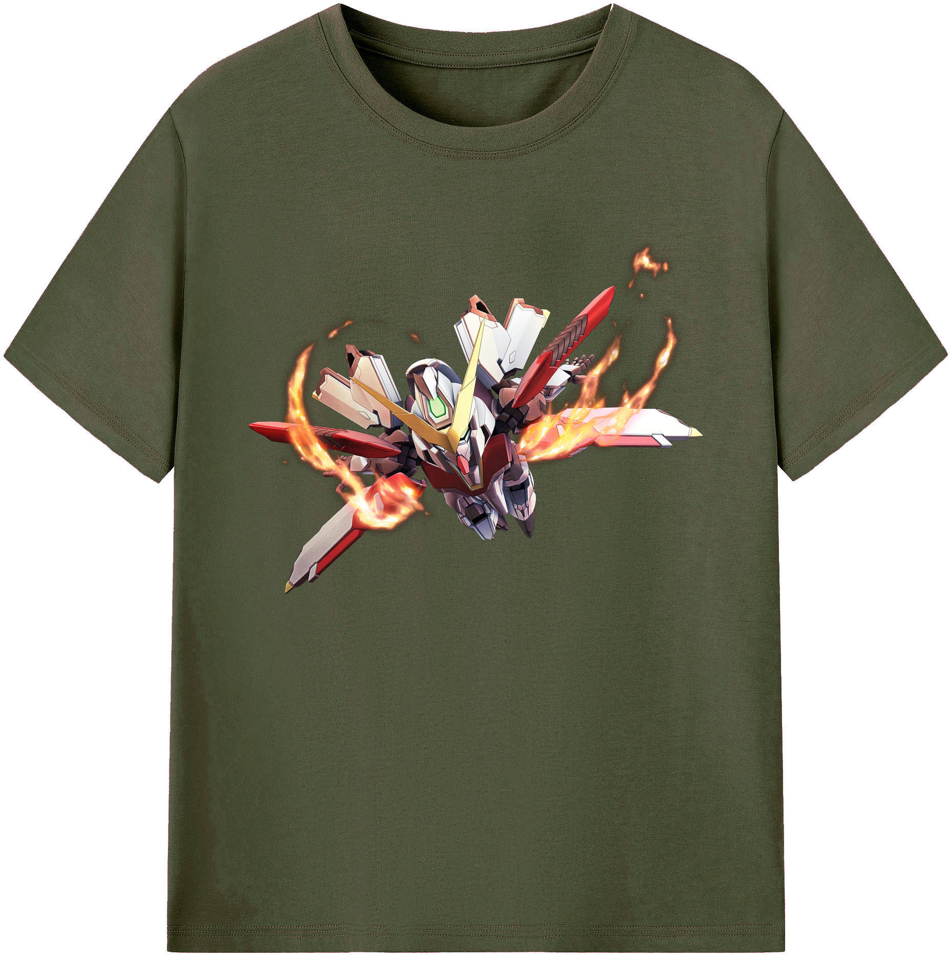 （画像用） 機動戦士ガンダム Mobile Suit Gundam 綿100％ メンズ半袖Tシャツ｜肌触りやわらか＆通気性